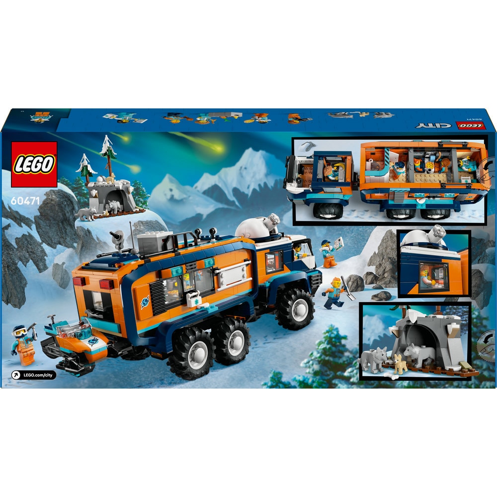 LEGO City: Camionul laborator stiintific al exploratorilor 60471, 8 ani+, 1064 piese