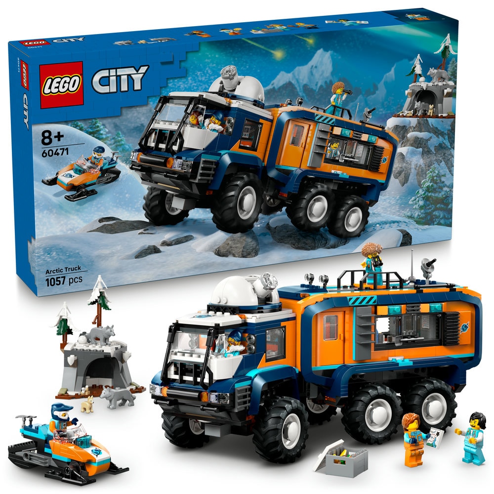 LEGO City: Camionul laborator stiintific al exploratorilor 60471, 8 ani+, 1064 piese