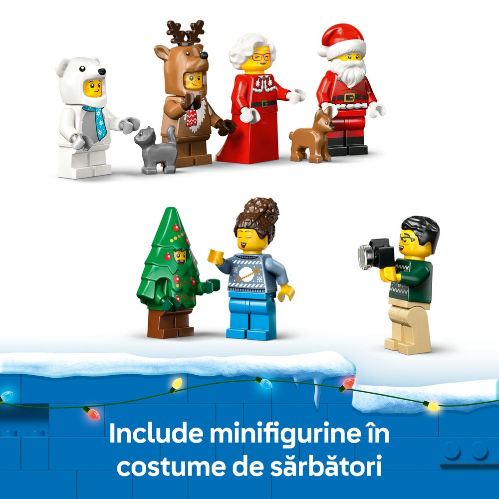 LEGO City: Calendar de advent 2025 60475, 5 ani+, 186 piese