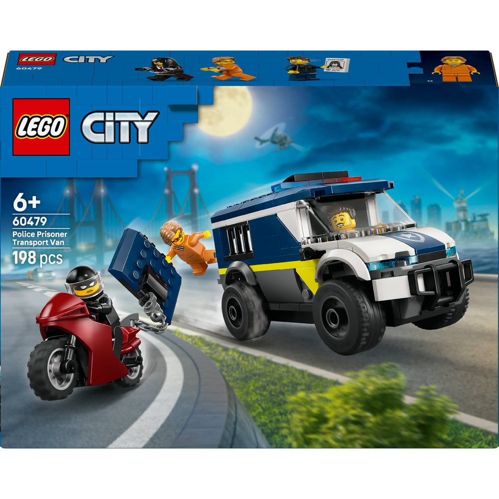 LEGO City: Duba pentru prizonieri a politiei 60479, 6 ani+, 198 piese