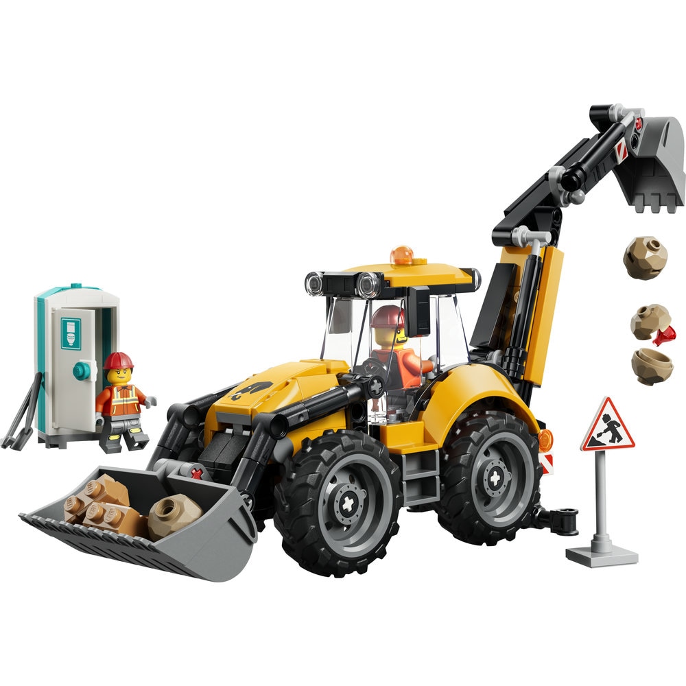 LEGO City: Buldoexcavator galben 60480, 7 ani+, 301 piese