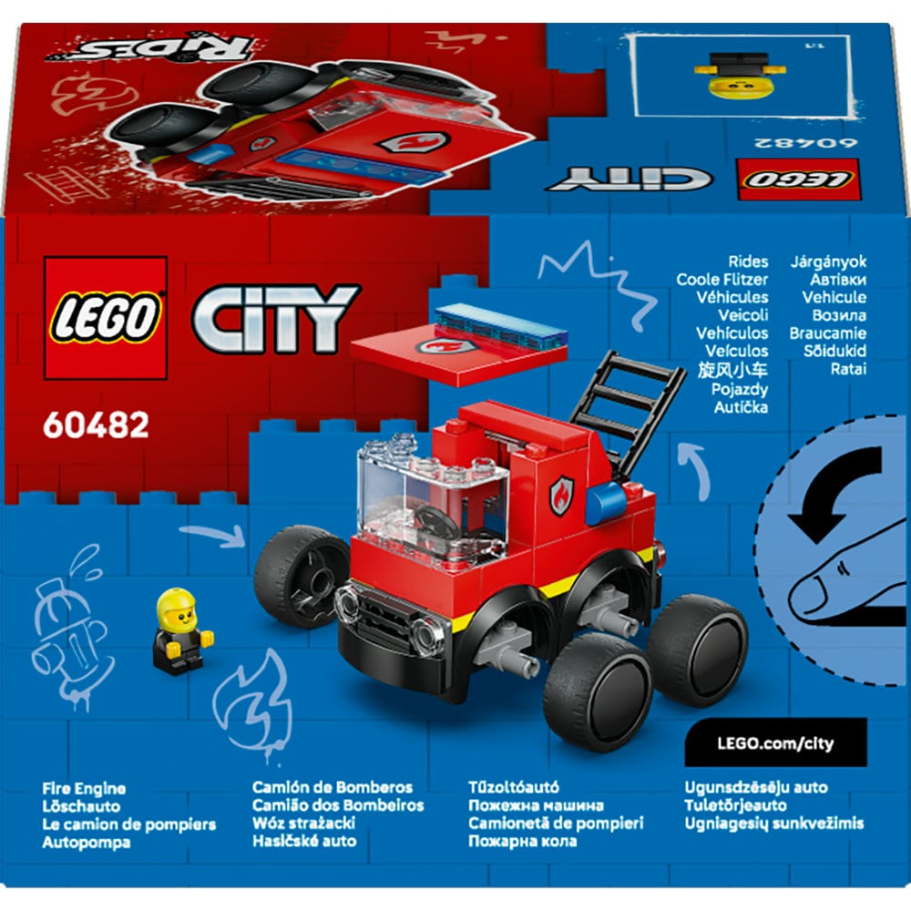 LEGO City: Vehicule Camioneta de pompieri 60482, 5 ani+, 67 piese