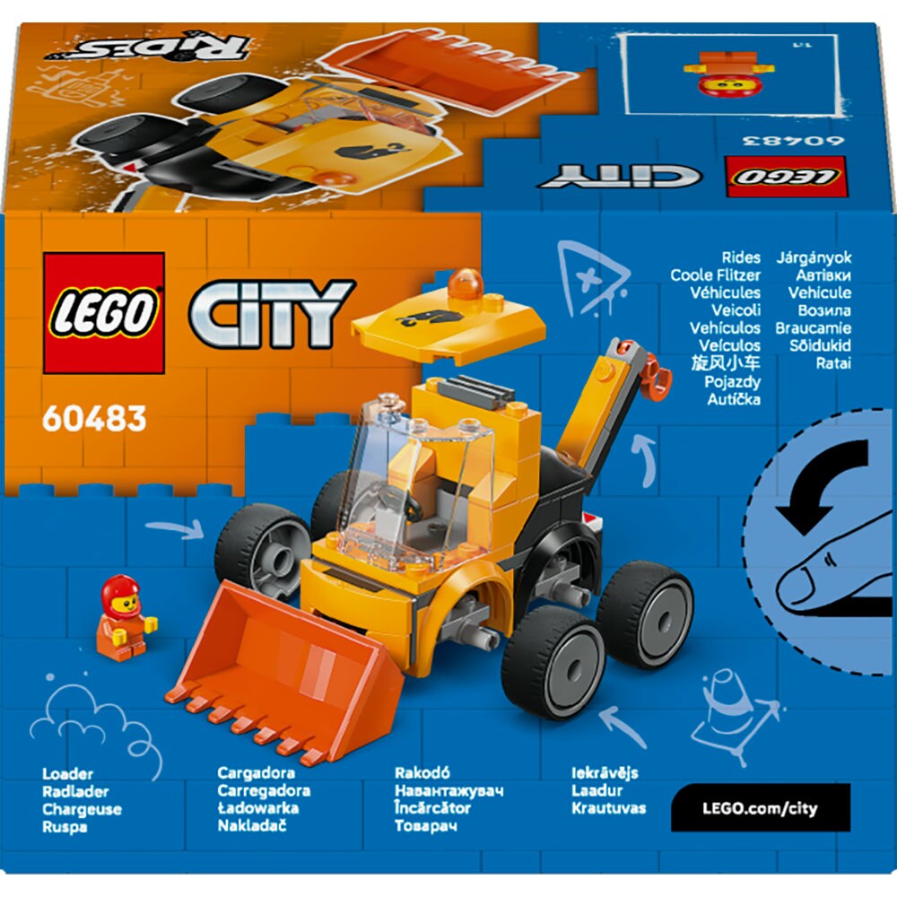 LEGO City: Vehicule - Incarcator de constructii 60483, 5 ani+, 61 piese