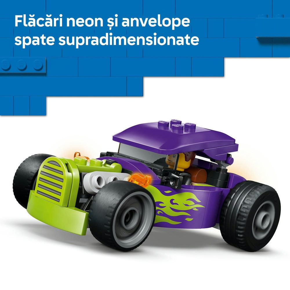 LEGO City: Vehicul hot rod 60485, 5 ani+, 81 piese