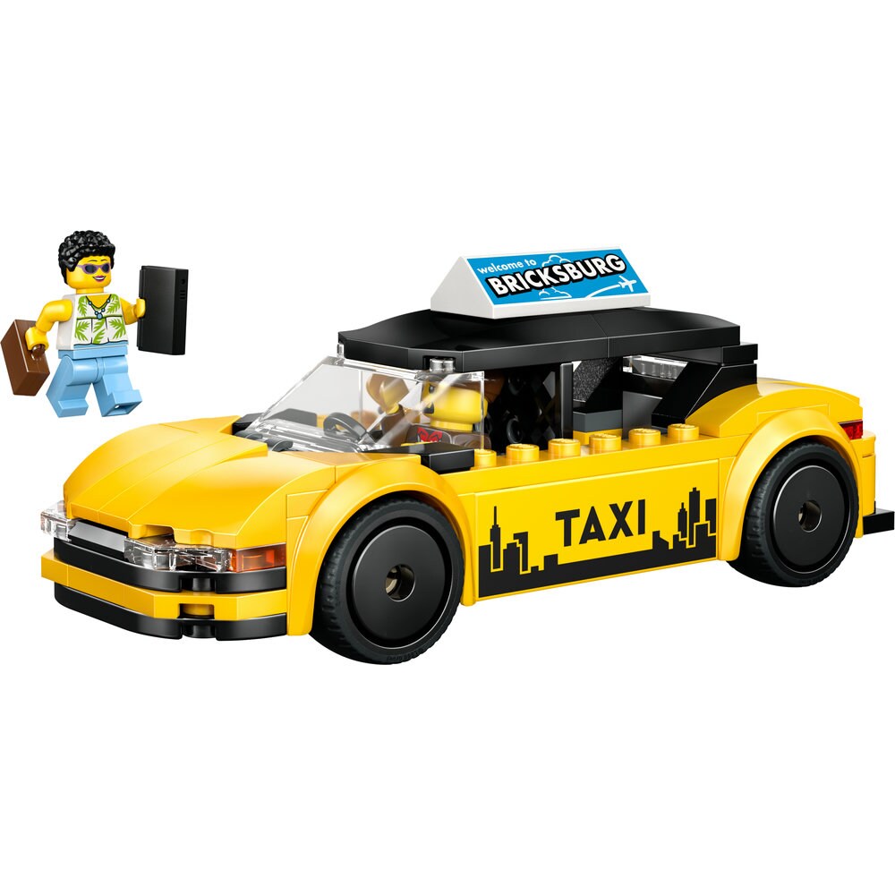 LEGO City: Taxi galben 60487, 5 ani+, 122 piese