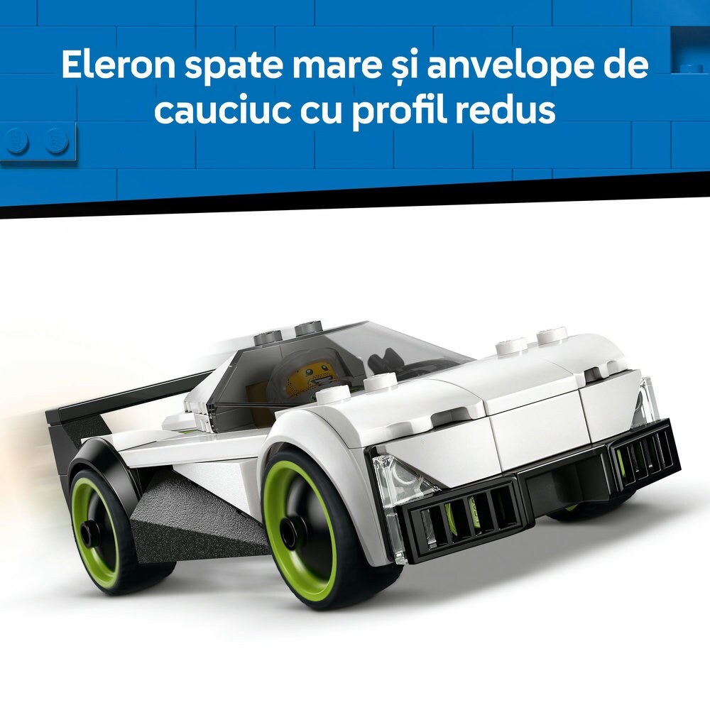 LEGO City: Avion cu reactie vs masina 60489, 6 ani+, 259 piese