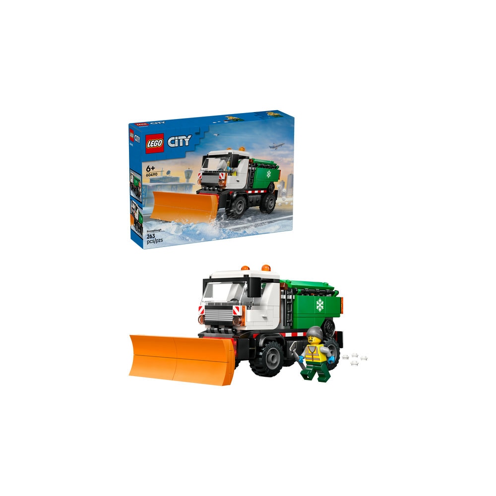 LEGO City: Vehicul cu plug de zapada 60490, 6 ani+, 263 piese