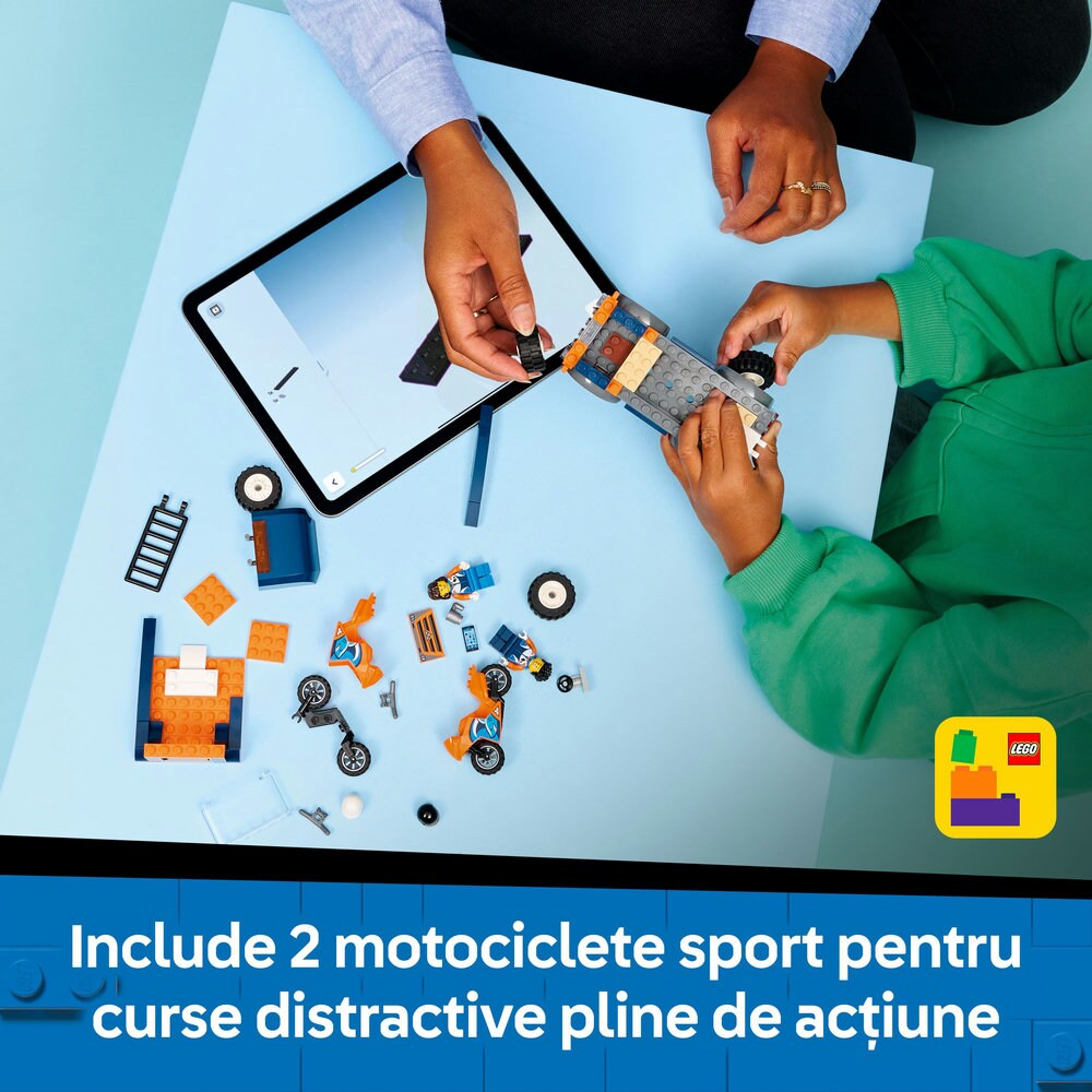 LEGO City: Transportor de motociclete 60491, 4 ani+, 88 piese