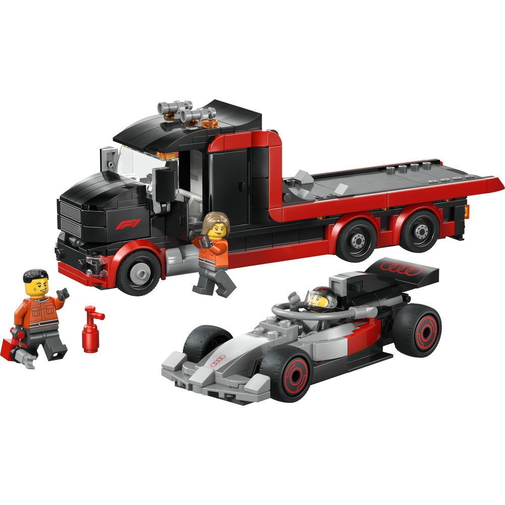LEGO City: Camion de prezentare F1 cu masina de curse Audi F1 60493, 7 ani+, 508 piese