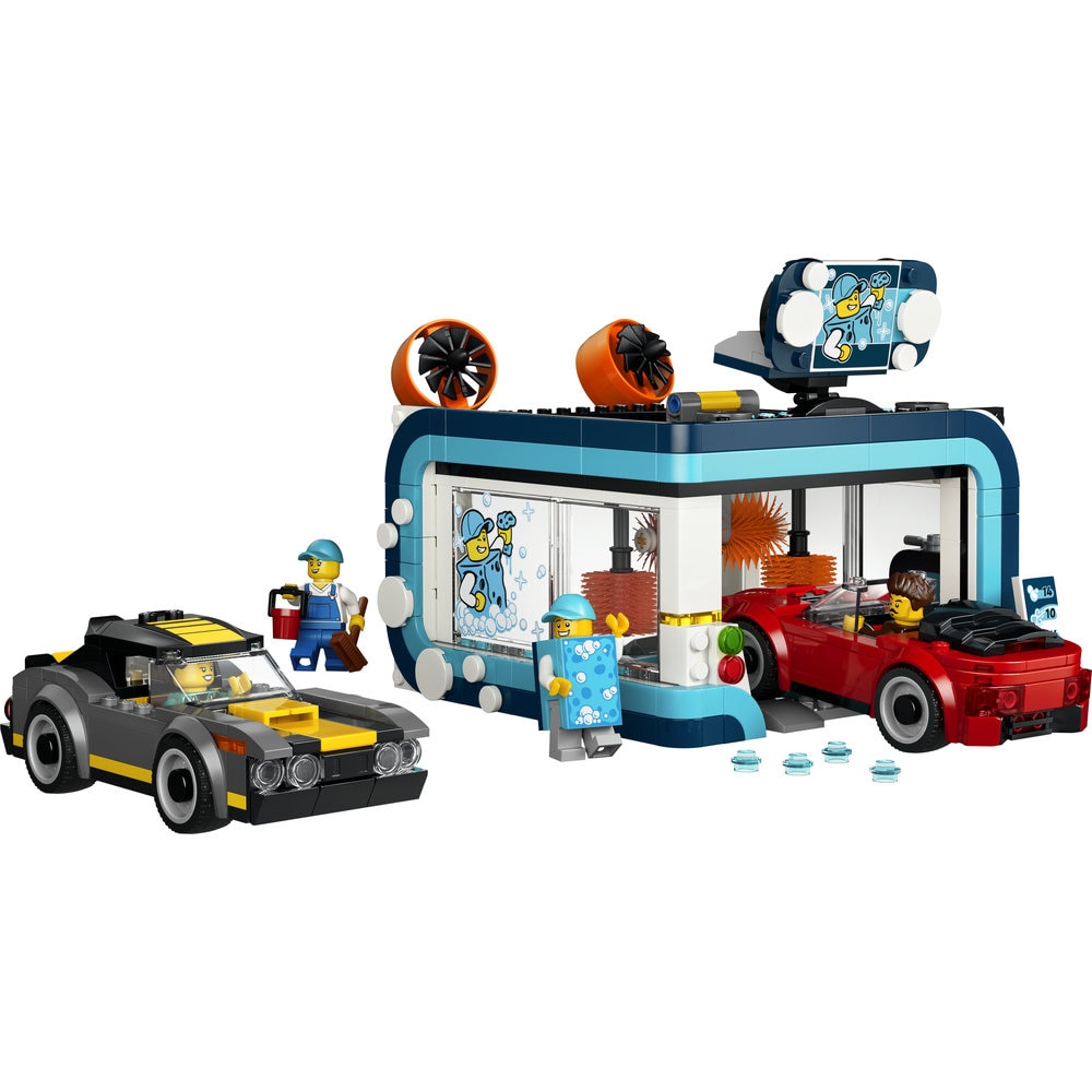 LEGO City: Spalatorie auto drive-thru 60497, 6 ani+, 583 piese