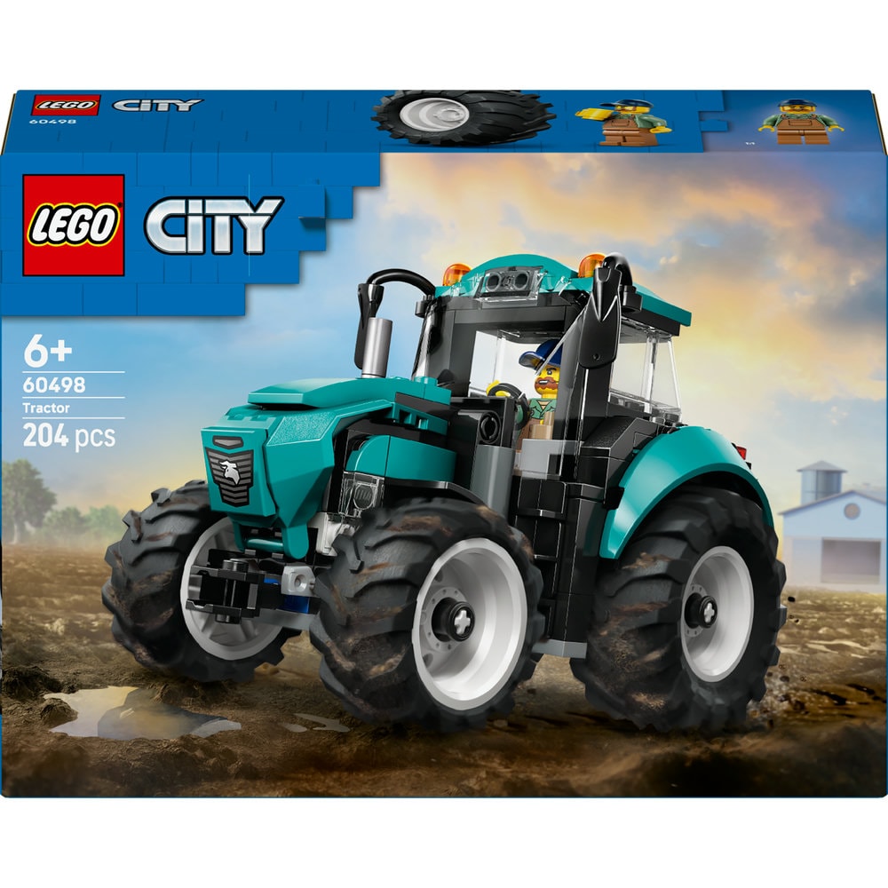 LEGO City: Tractor 60498, 6 ani+, 204 piese