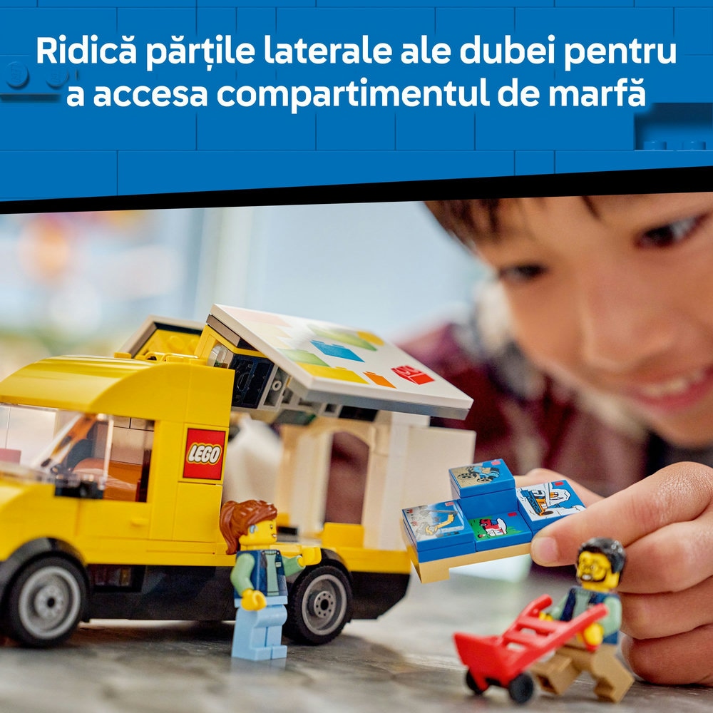 LEGO City: Furgoneta 60500, 6 ani+, 276 piese