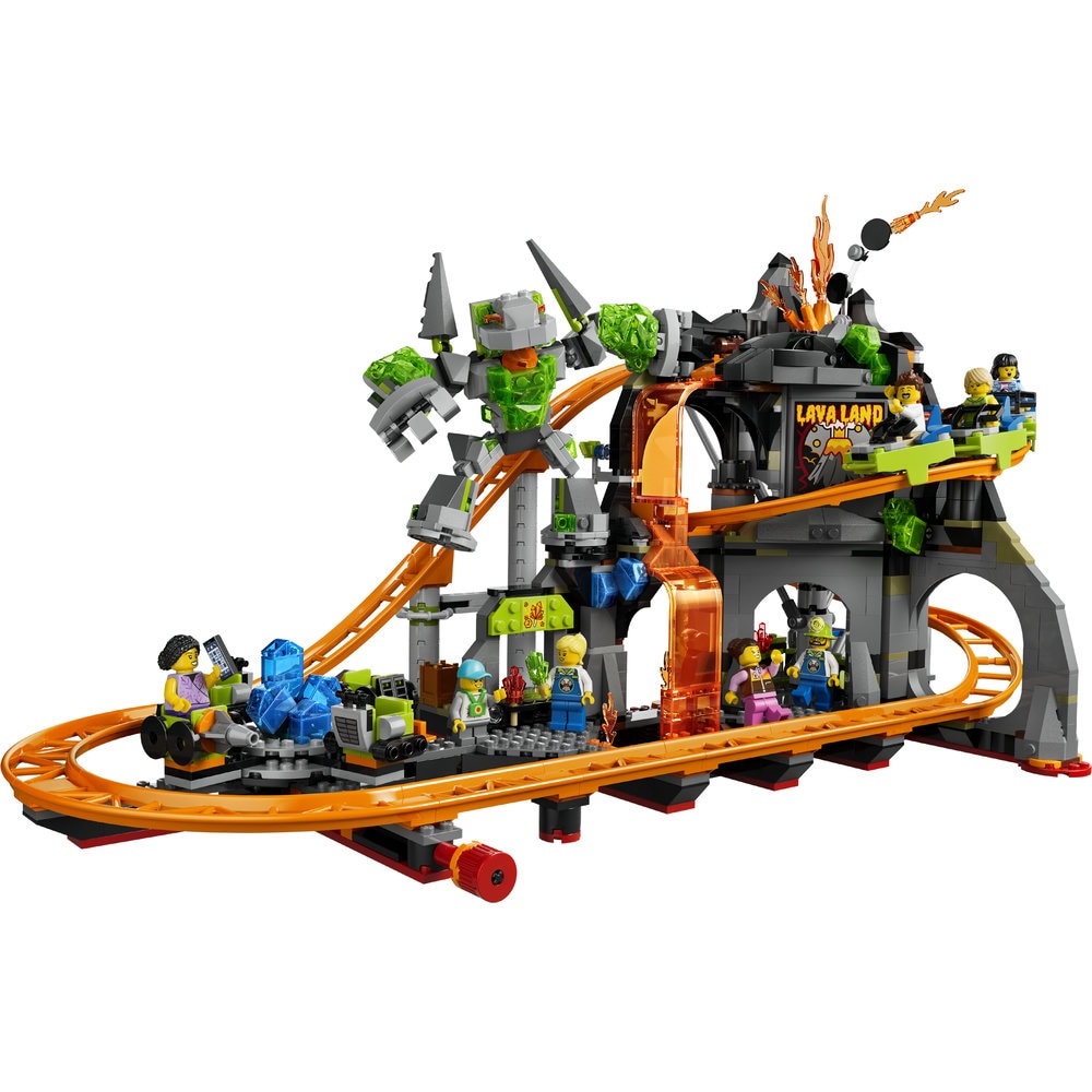LEGO City: Parc cu roller-coaster Lava Land 60501, 8 ani+, 1165 piese