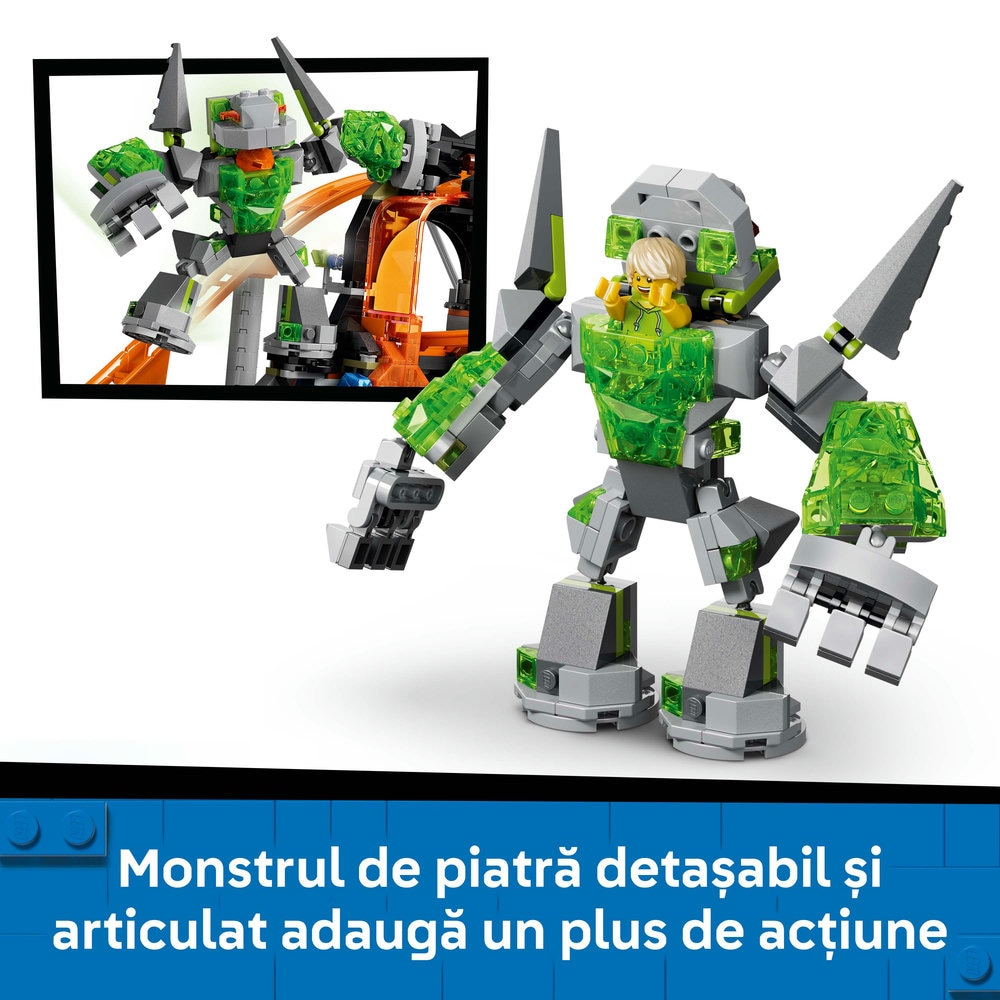 LEGO City: Parc cu roller-coaster Lava Land 60501, 8 ani+, 1165 piese