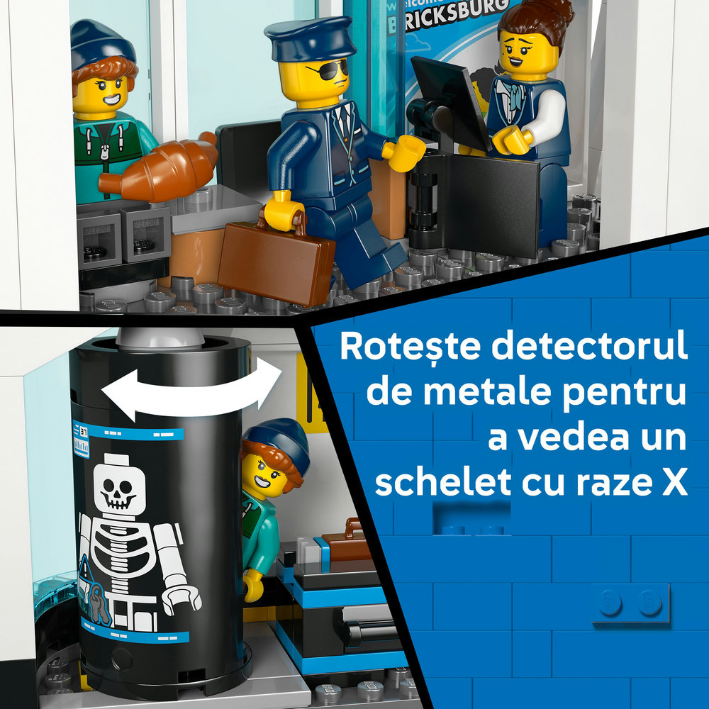 LEGO City: Aeroport cu avion 60502, 8 ani+, 887 piese