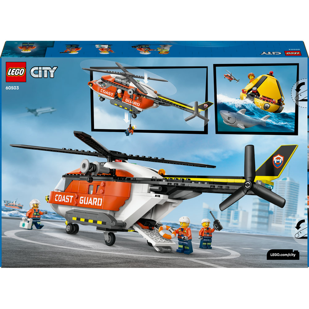 LEGO City: Elicopter al Pazei de Coasta 60503, 7 ani+, 551 piese