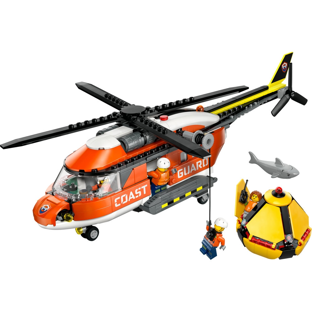 LEGO City: Elicopter al Pazei de Coasta 60503, 7 ani+, 551 piese