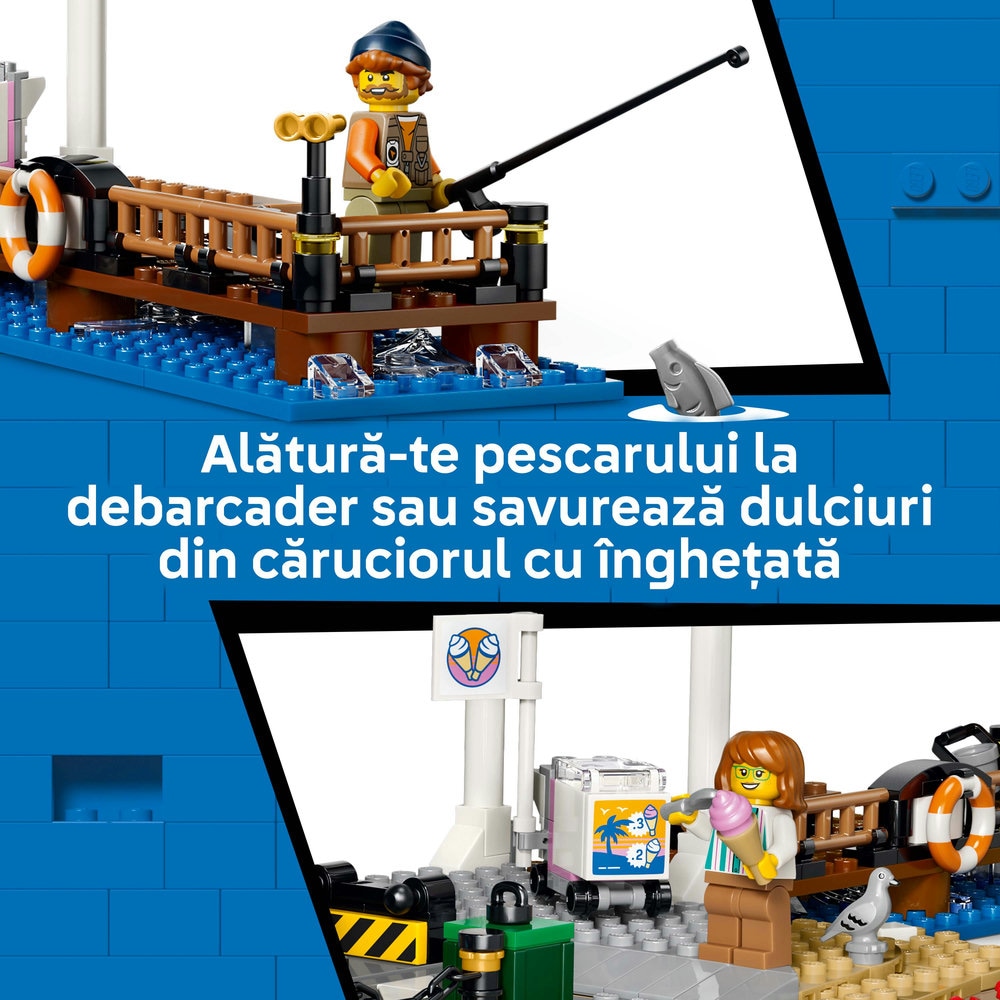 LEGO City: Tramvai de plaja clasic 60506, 7 ani+, 693 piese