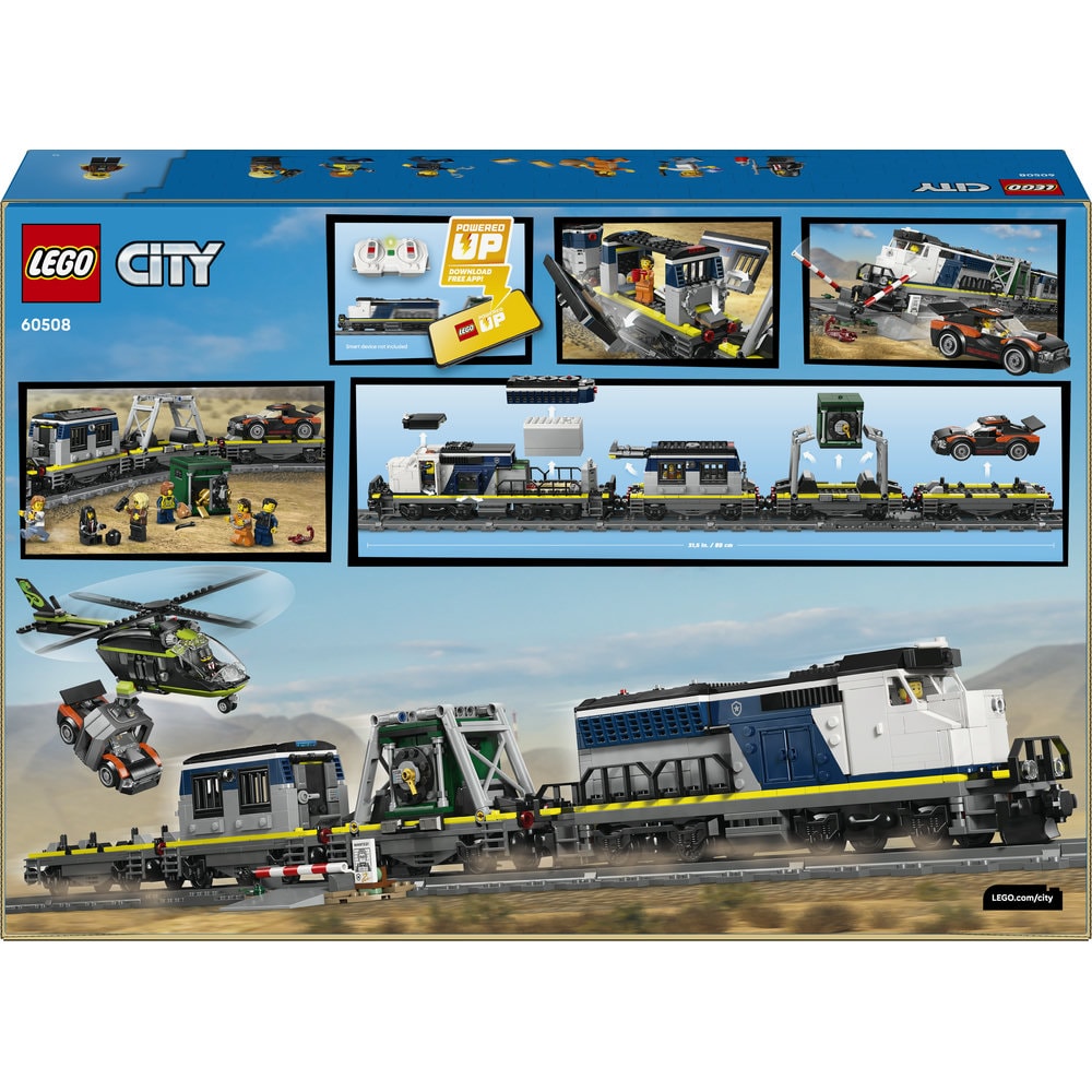 LEGO City: Jaf in trenul politiei 60508, 7 ani+, 1313 piese