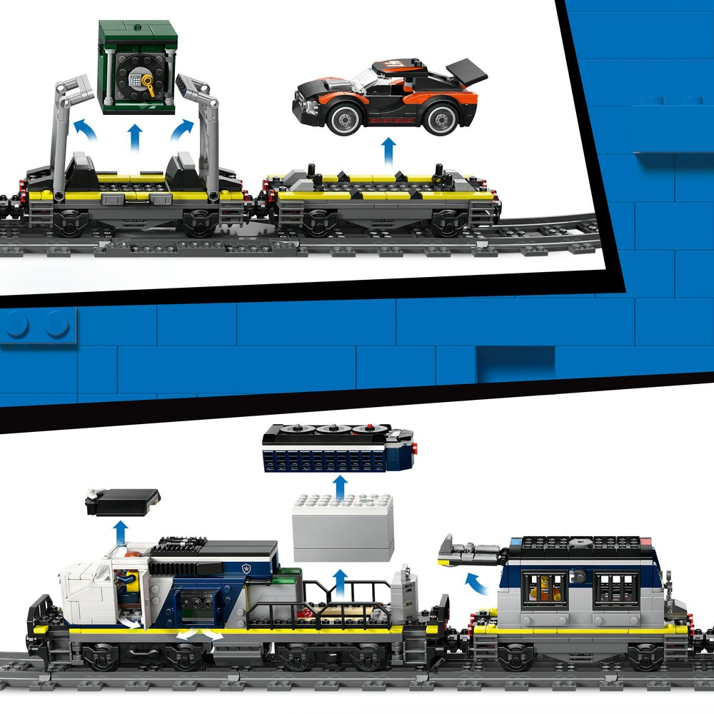 LEGO City: Jaf in trenul politiei 60508, 7 ani+, 1313 piese