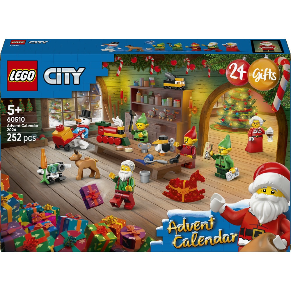 LEGO City: Calendar de advent 2026 60510, 5 ani+, 252 piese