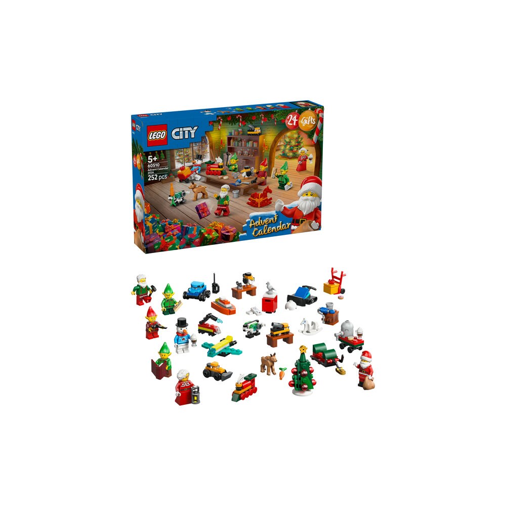 LEGO City: Calendar de advent 2026 60510, 5 ani+, 252 piese