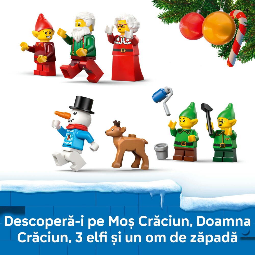 LEGO City: Calendar de advent 2026 60510, 5 ani+, 252 piese