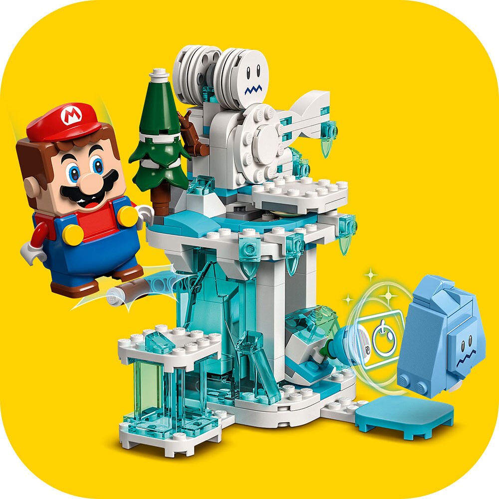 LEGO Super Mario: Set de extindere Morsel si aventura lui in zapada 71417, 7 ani+, 567 piese