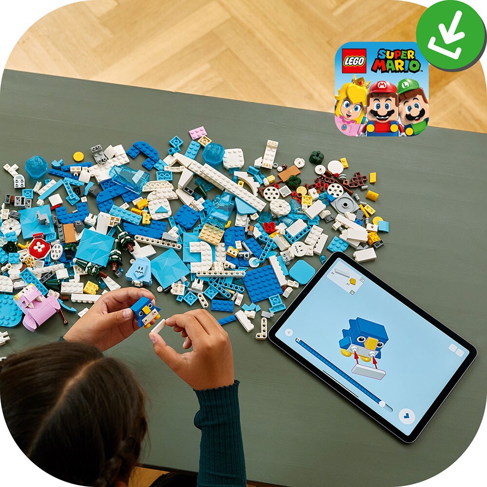 LEGO Super Mario: Set de extindere Morsel si aventura lui in zapada 71417, 7 ani+, 567 piese