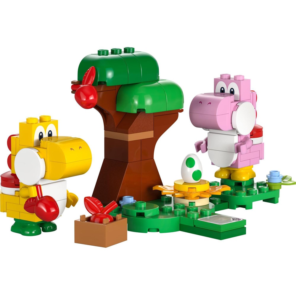 LEGO Super Mario: Set de extindere - Padurea minunata cu oul lui Yoshi 71428, 6 ani+, 107 piese