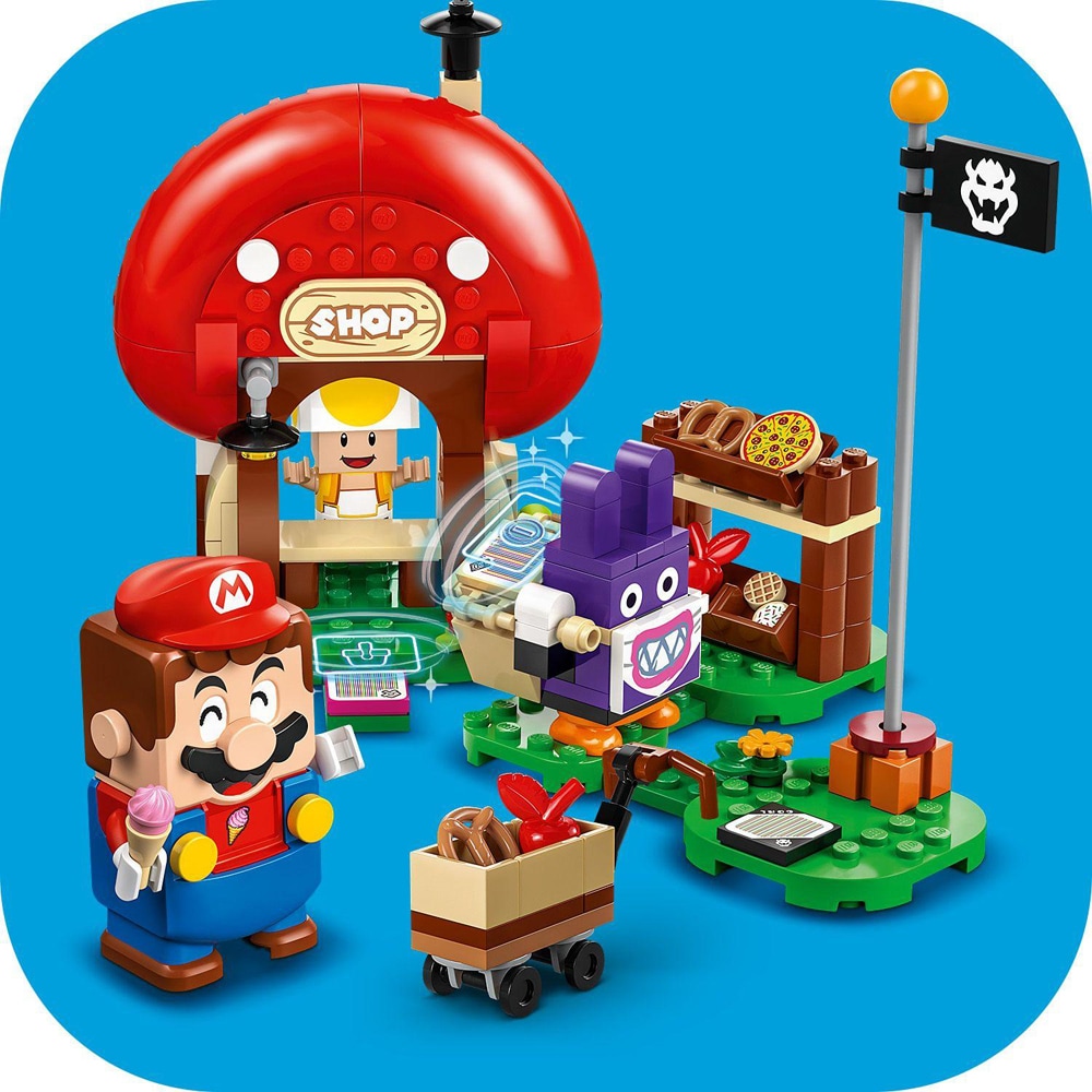 LEGO Super Mario: Set de extindere Nabbit la magazinul lui Toad 71429, 7 ani+, 230 piese