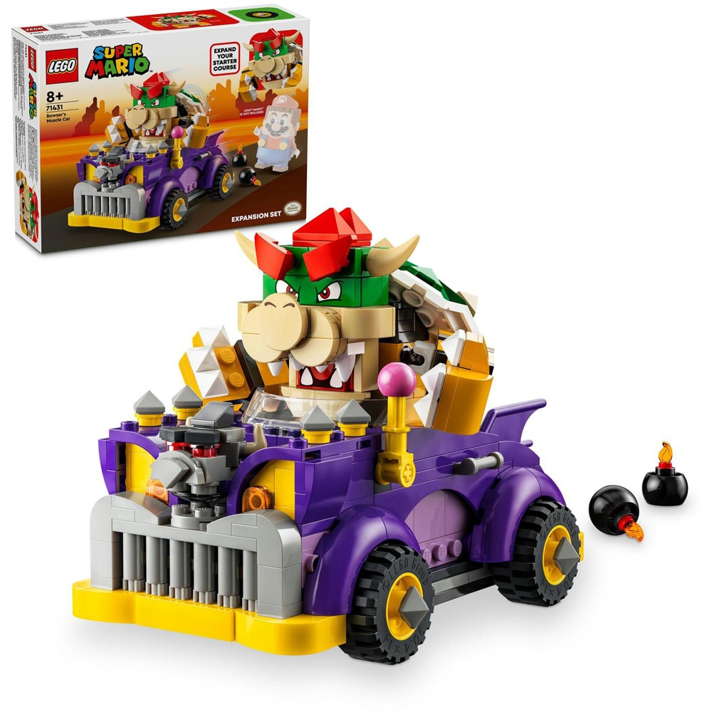 LEGO Super Mario: Set de extindere - Masina fortoasa a lui Bowser 71431, 8 ani+, 458 piese