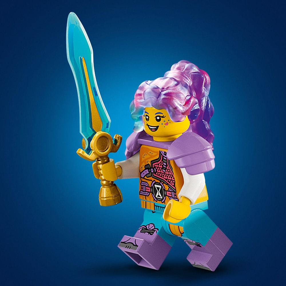 LEGO DREAMZzz: Balonul cu aer cald in forma de narval al lui Izzie 71472, 7 ani+, 156 piese
