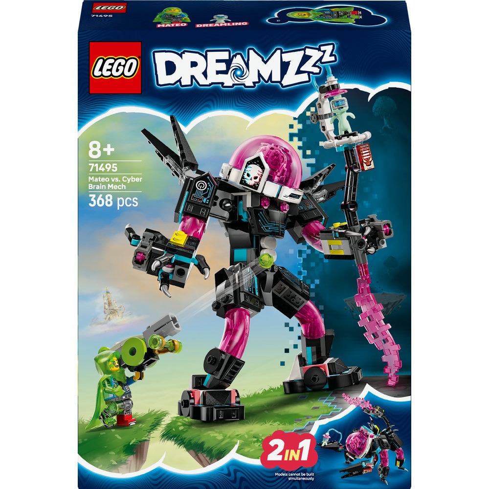 LEGO DREAMZzz: Mateo contra robotului Creier cibernetic 71495, 8 ani+, 368 piese