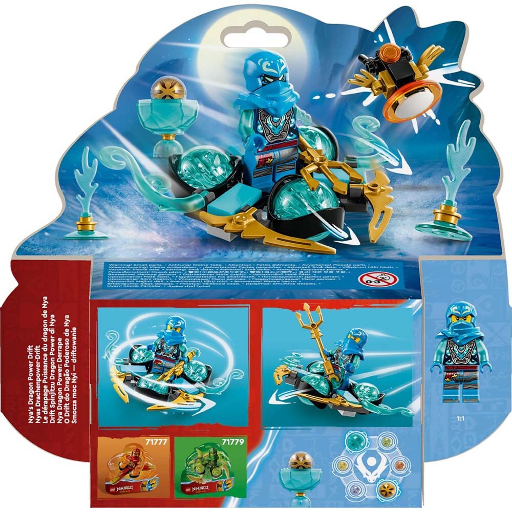 LEGO Ninjago: Driftul Spinjitzu al Nyei cu puterea dragonului 71778, 6 ani+, 57 piese
