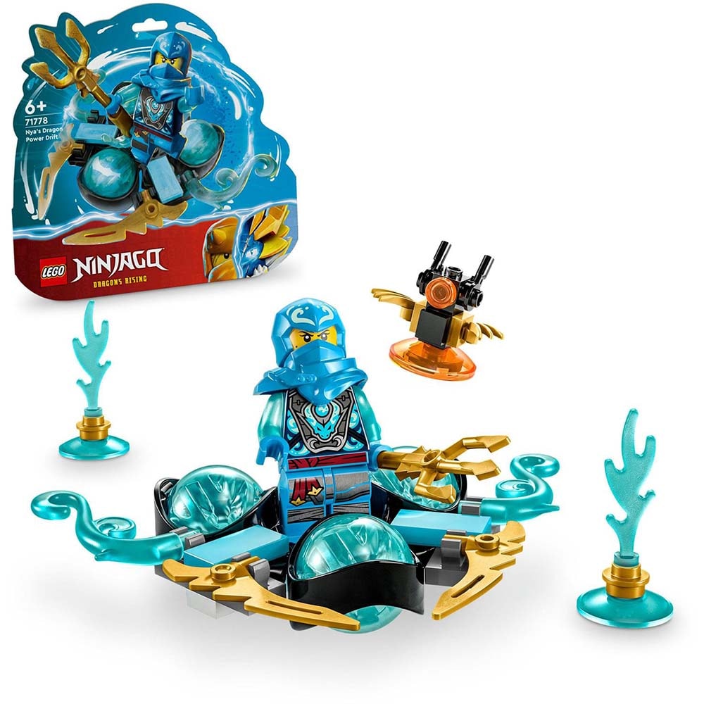 LEGO Ninjago: Driftul Spinjitzu al Nyei cu puterea dragonului 71778, 6 ani+, 57 piese