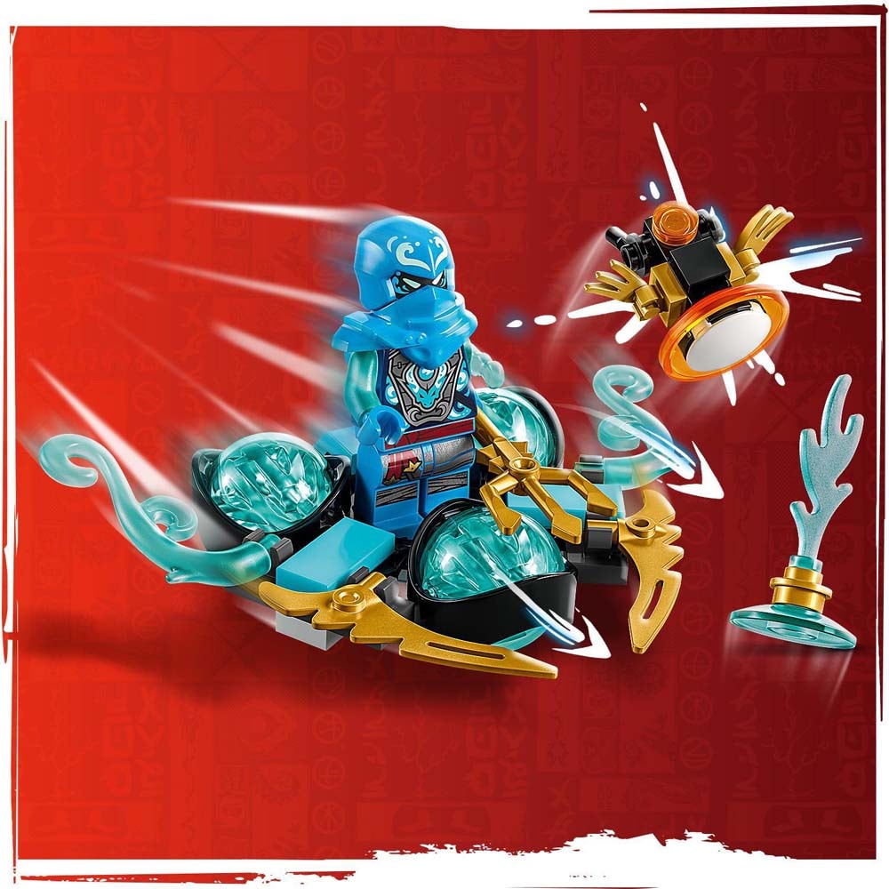 LEGO Ninjago: Driftul Spinjitzu al Nyei cu puterea dragonului 71778, 6 ani+, 57 piese
