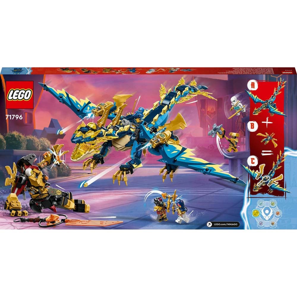 LEGO Ninjago: Dragonul stihie vs. robotul imparatesei 71796, 9 ani+, 1038 piese