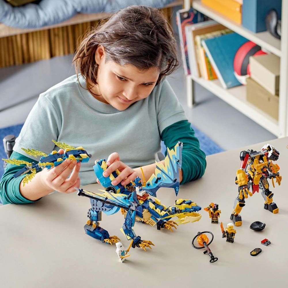 LEGO Ninjago: Dragonul stihie vs. robotul imparatesei 71796, 9 ani+, 1038 piese