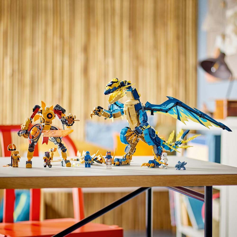 LEGO Ninjago: Dragonul stihie vs. robotul imparatesei 71796, 9 ani+, 1038 piese