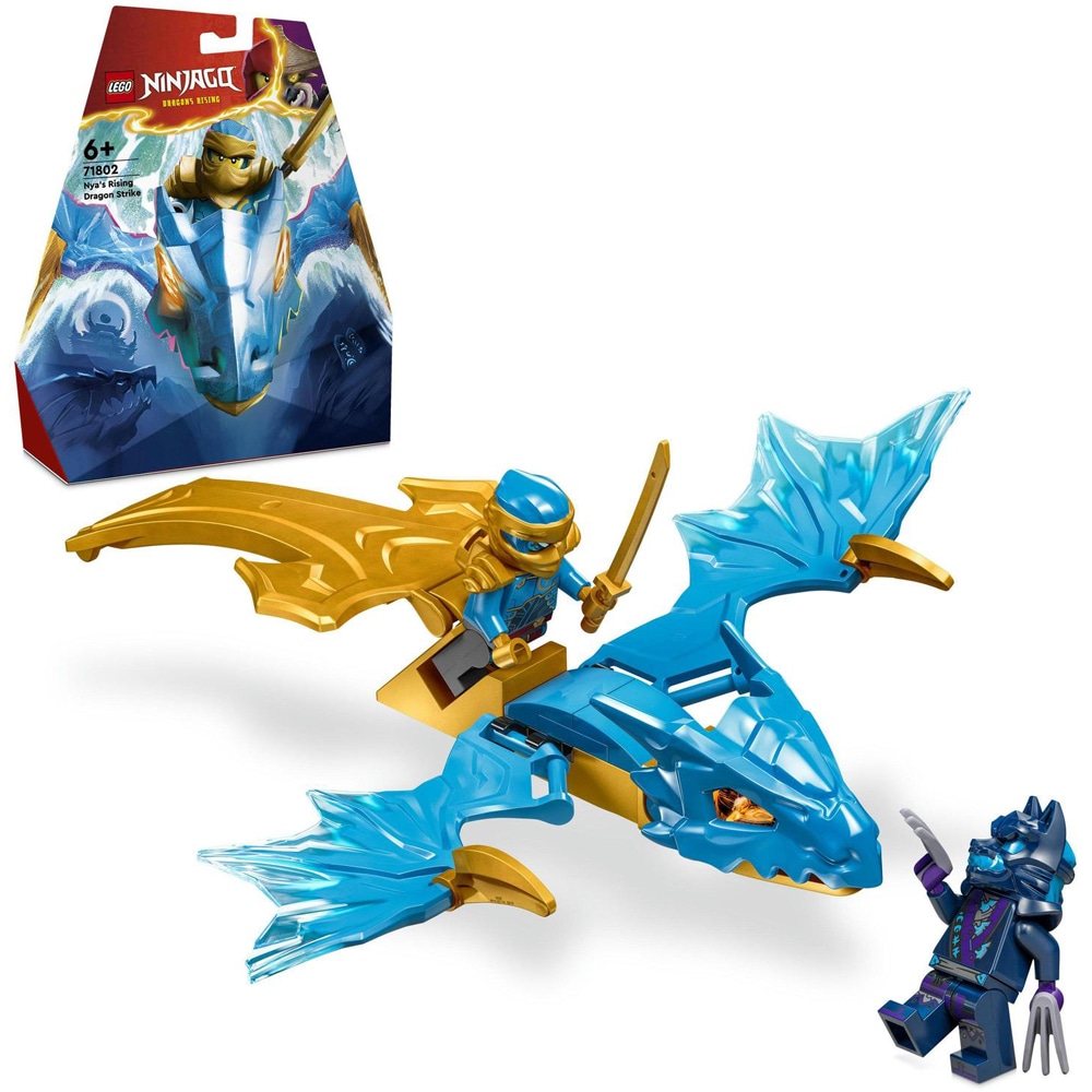 LEGO Ninjago: Atacul dragonului zburator al Nyei 71802, 6 ani+, 26 piese