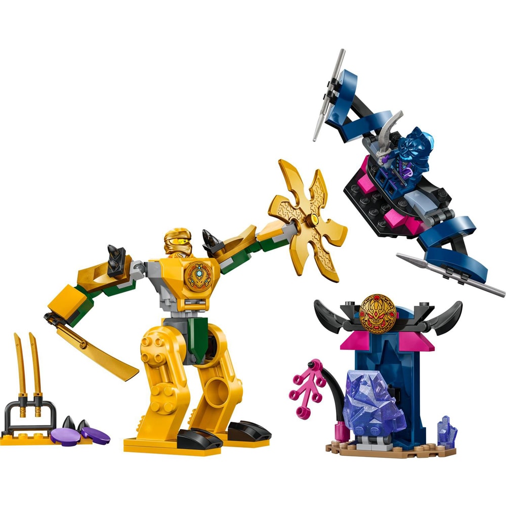 LEGO Ninjago: Robotul de lupta al lui Arin 71804, 4 ani+, 104 piese