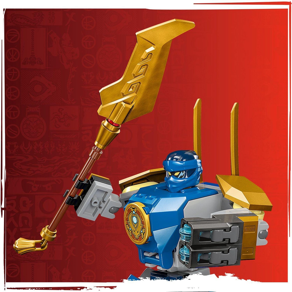 LEGO Ninjago: Pachet de lupta robotul lui Jay 71805, 6 ani+, 78 piese