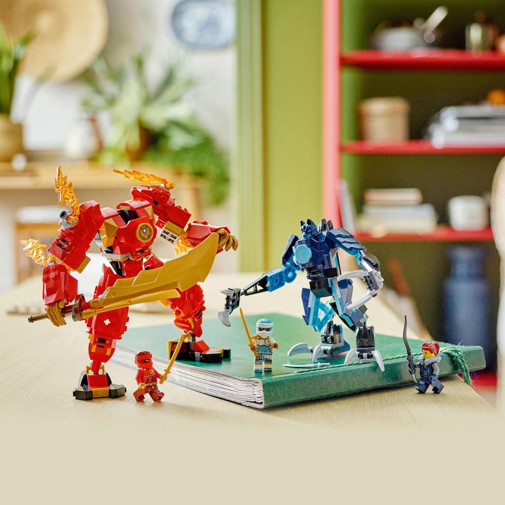LEGO Ninjago: Robotul Stihie de foc al lui Kai 71808, 7 ani+, 322 piese