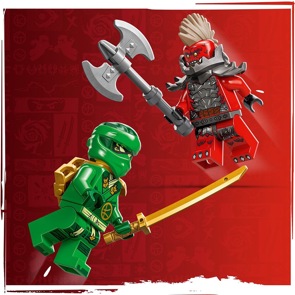 LEGO Ninjago: Dragonul Padure Verde al lui Lloyd 71829, 6 ani+, 128 piese
