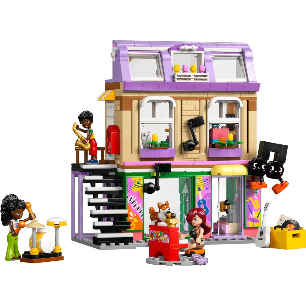LEGO Friends: Magazin de muzica si apartament 42653, 7 ani+, 483 piese