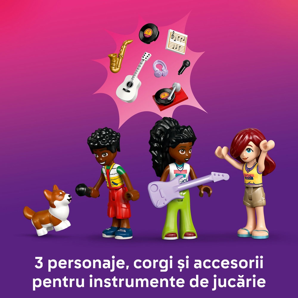 LEGO Friends: Magazin de muzica si apartament 42653, 7 ani+, 483 piese