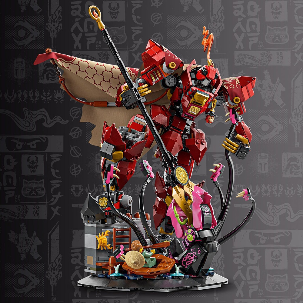 LEGO Ninjago: Robotul cavaler al focului 71846, 14 ani+, 996 piese