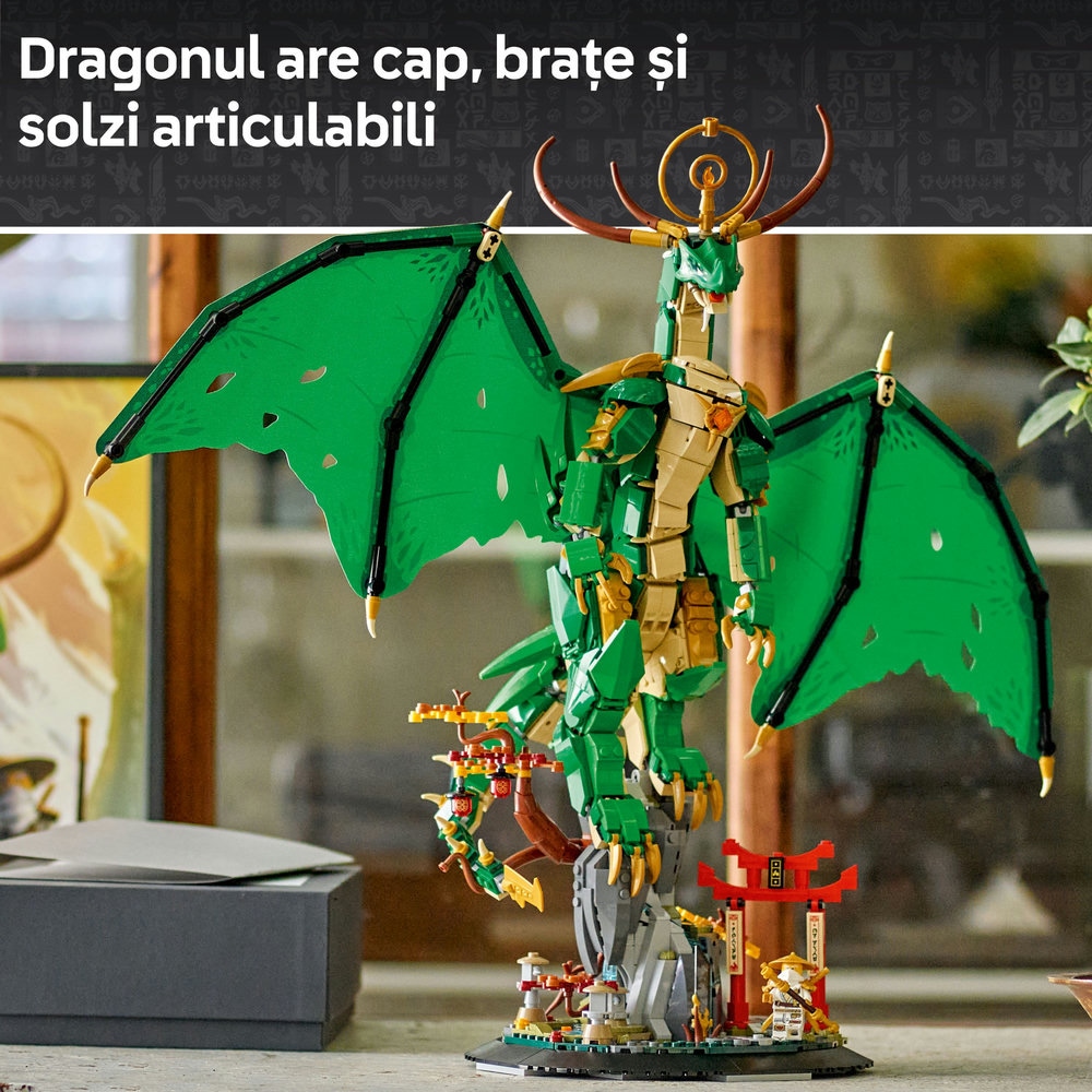 LEGO Ninjago: Dragonul gardian 71847, 14 ani+, 1650 piese