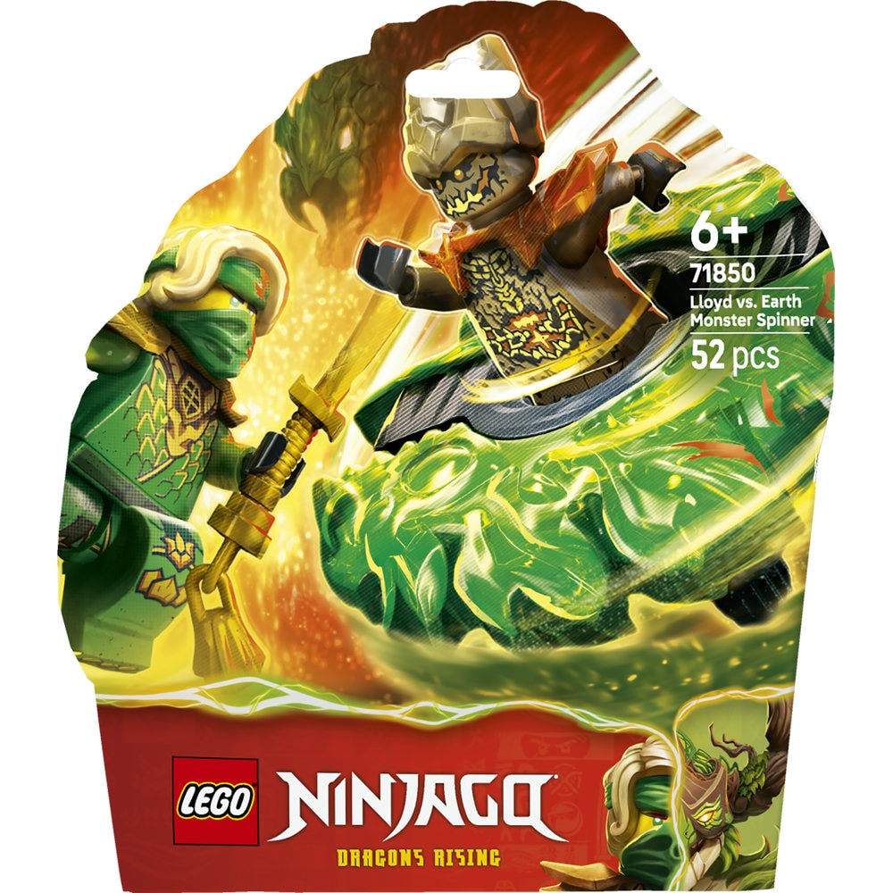 LEGO Ninjago: Lloyd vs Spinnerul monstru de pamant 71850, 6 ani+, 52 piese
